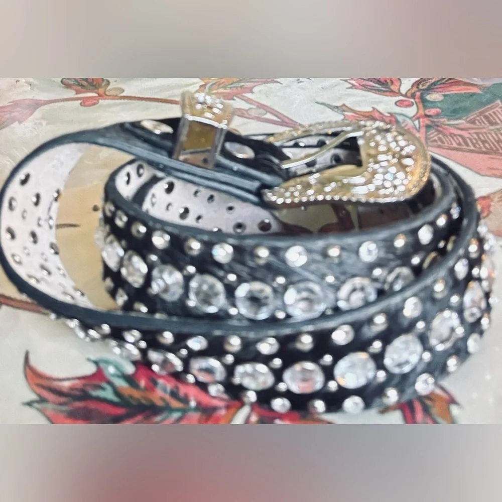 BHW Western Cowgirl Bling Belt